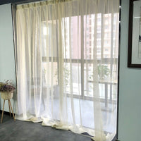 rideau voilage maison