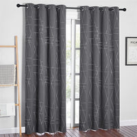 rideau a motif geometrique