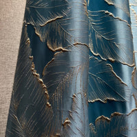 double rideau occultant bleu canard