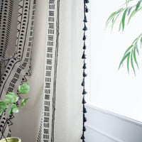 rideau lin beige