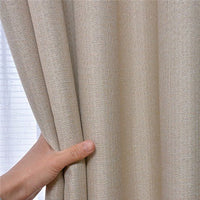 rideau occultant ivoire