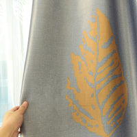 double rideaux imprimes