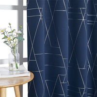 rideau opaque bleu marine