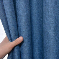 rideau opaque bleu