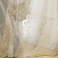 rideaux double voilage