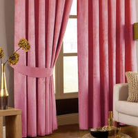 rideau occultant rose fuchsia