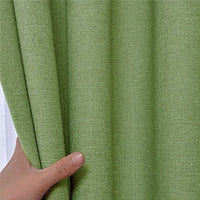 rideau opaque vert 1