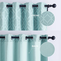 rideau occultant turquoise pas cher