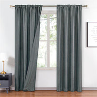 rideau occultant gris 140x240