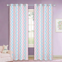 rideau motif geometrique