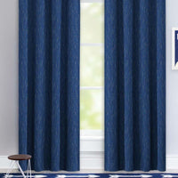 rideau bleu fonce