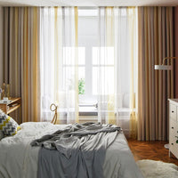 rideau opaque beige