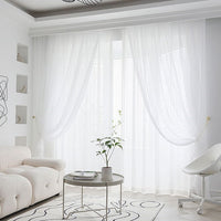 rideaux voilage blanc