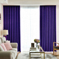 rideau occultant violet
