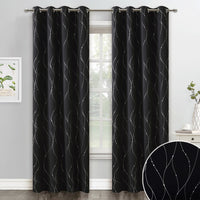 rideau noir opaque pas cher