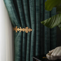 rideau occultant velours vert