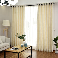 rideau opaque blanc casse