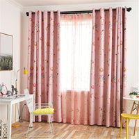 rideau chambre fille licorne