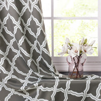 rideau motif geometrique