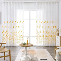 Rideau Voilage Jaune