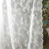 rideaux voilage dentelle