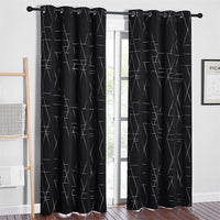 rideaux opaques noirs