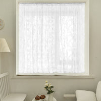 rideaux voilage blanc pas cher