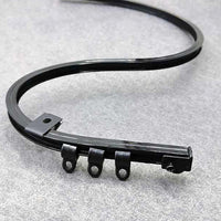 Rail flexible rideau
