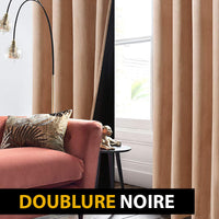 Rideau Occultant Beige Taupe