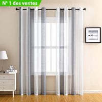 rideau voilage style industriel