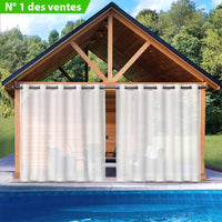 rideau voilage pour exterieur