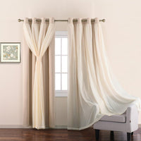 rideau occultant voilage