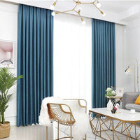 rideau scandinave bleu