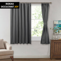 rideau opaque gris
