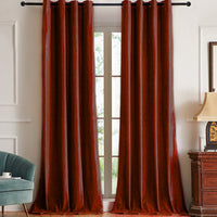 rideaux velours bordeaux