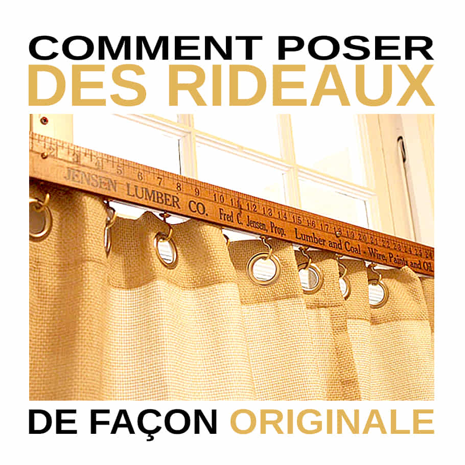 Comment Poser Des Rideaux De Façon Originale | Madame-Rideaux