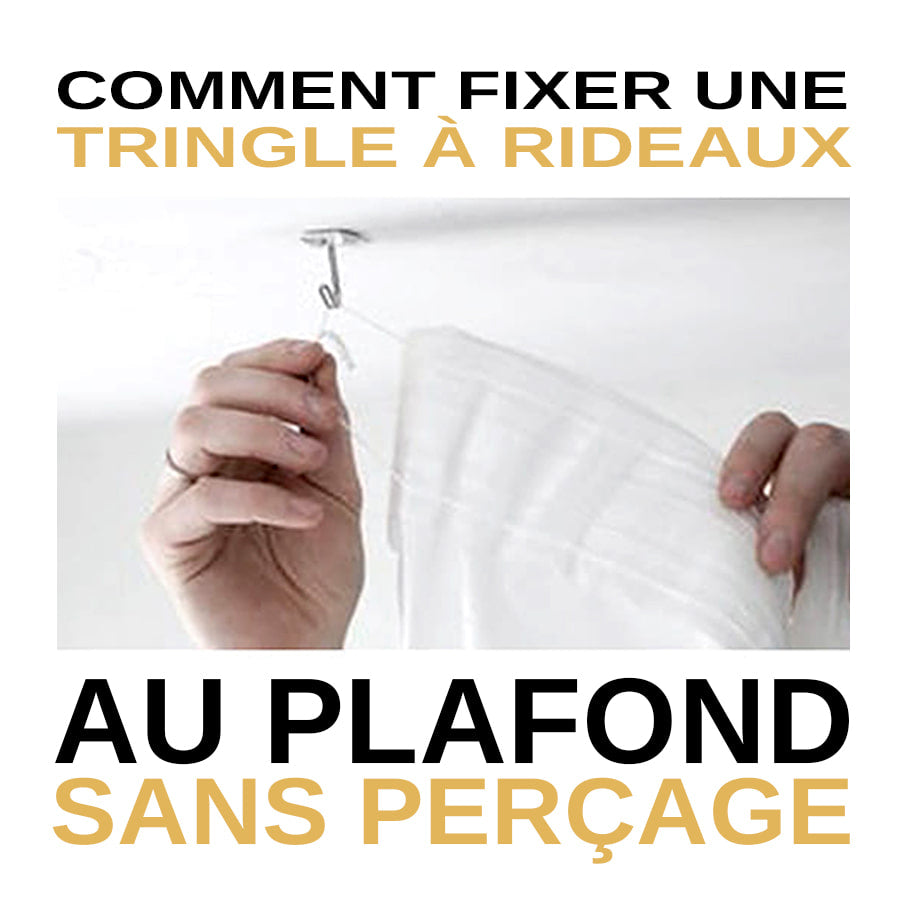 Crochet Adhésif Rideau Sans Percage Autocollant Pour Tringles