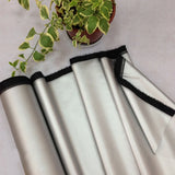 Tissu Occultant Rideau | Black Silver