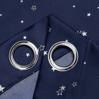 Rideau Occultant Étoiles | Tana Bleu Nuit