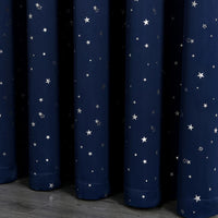 Rideau Occultant Étoiles | Tana Bleu Nuit