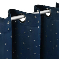 Rideau Occultant Étoiles | Tana Bleu Nuit