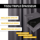 rideau isolant phonique fenetre