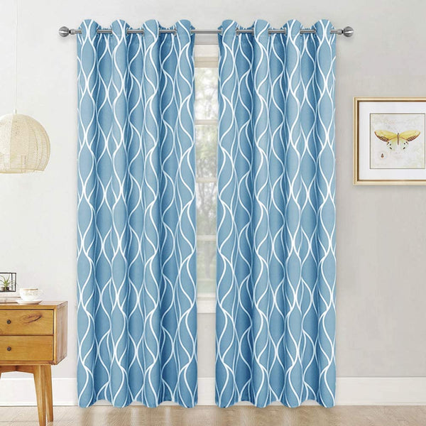 Rideaux Occultants Bleu Canard sur