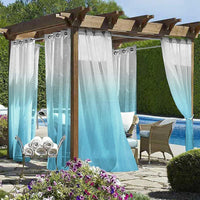 rideau exterieur transparent