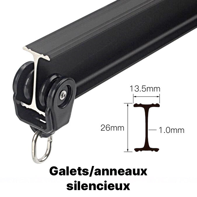 Rail Rideau Courbable Rail rideau plafond courbe | Liberty